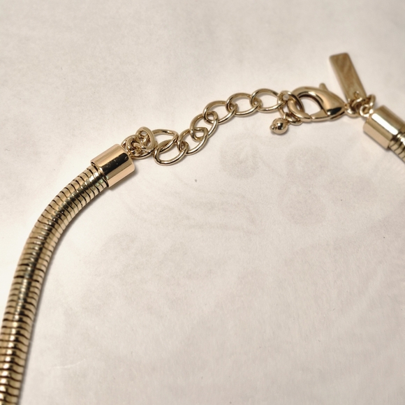 INC International Concepts Gold and Teal Necklace - Picture 4 of 11